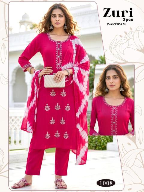 Desi kudi zuri 3pcs surat kurti wholesale market